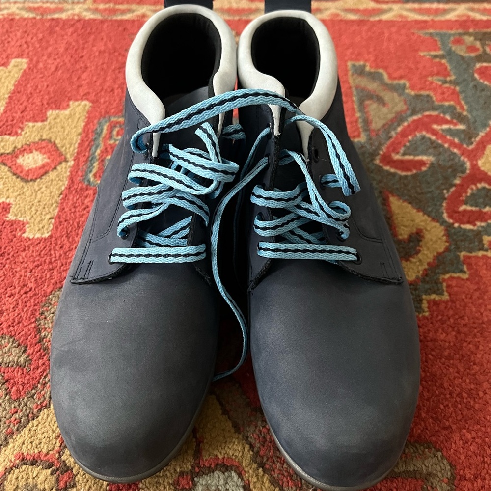 SAS Men's Navy Lace-Up Oxfords